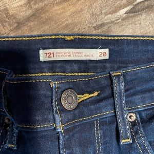 Levis 321 high rise skinny